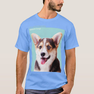 Camiseta Coleção de impressão de Puppy ImDOGable Welsh Corg
