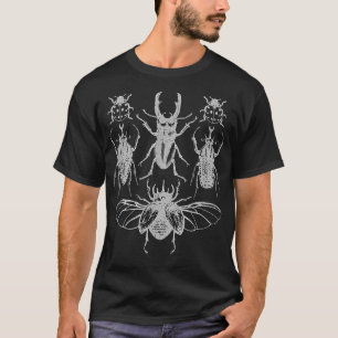 Camiseta Coleção de Insetos Insetos Cicada Escarlate Ladybu