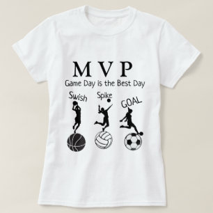 Camiseta Coleção de Linhas Desportivas - Camisa-T feminina