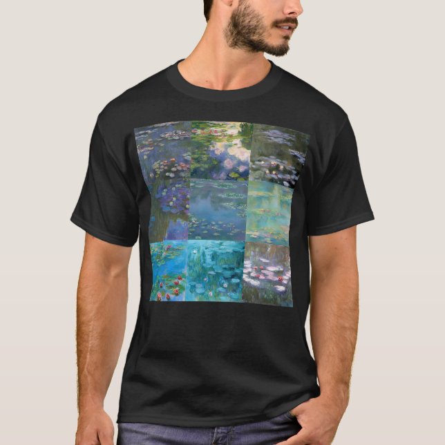 Camiseta Coleção de Lírios - Claude Monet (Frente)
