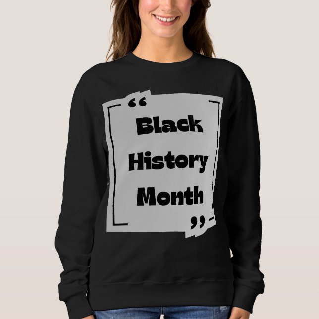 Camiseta Coleção de Meses de Histórico Preto (Frente)