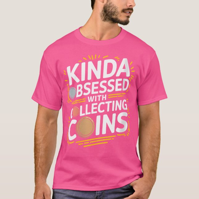 Camiseta Coleção De Moedas De Coletor De Moedas Para Numism (Frente)