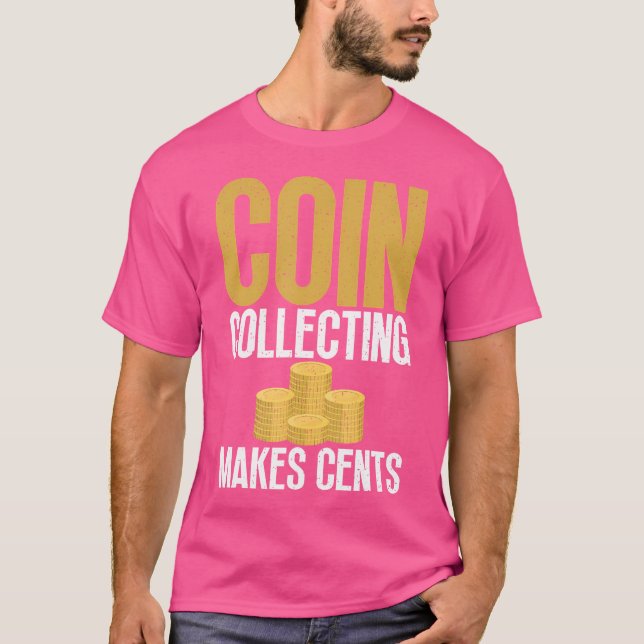 Camiseta Coleção de Moedas Faz Sentido Coleção de Moedas (Frente)