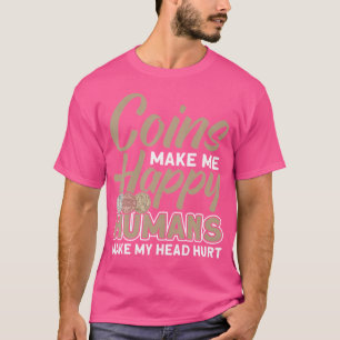 Camiseta Coleção de Moedas Hobby Numismata Moeda Numismátic