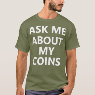 Camiseta Coleção de Moedas Numismáticas Hobby
