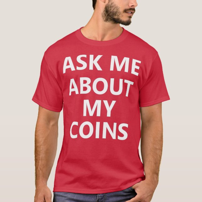 Camiseta Coleção de Moedas Numismáticas Hobby (Frente)