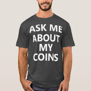Camiseta Coleção de Moedas Numismáticas Hobby