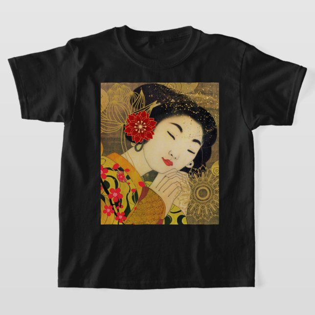 Camiseta Coleção de Mulheres Asiáticas (Postura )