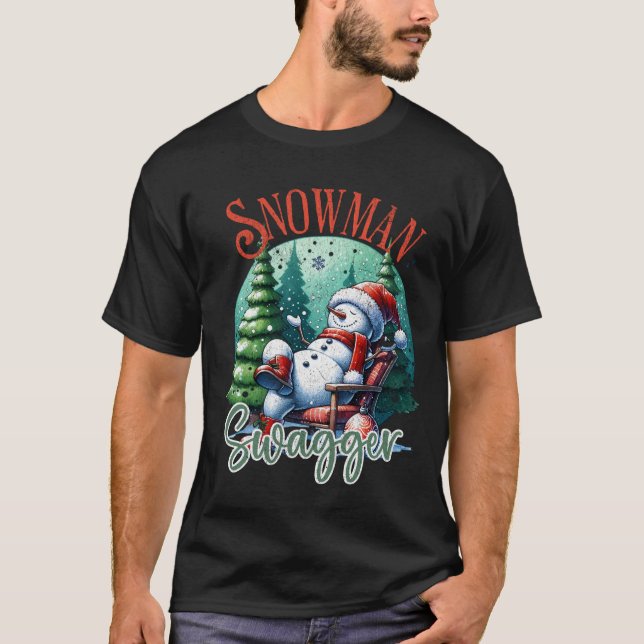 Camiseta Coleção de Natal de Momentos de feliz (Frente)