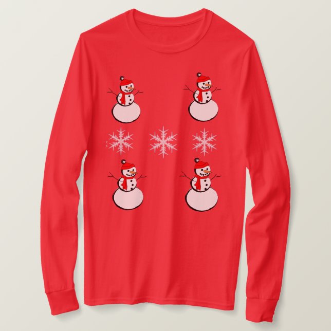 Camiseta Coleção de Natal Suzanne Elizabeth - Senhoras (Frente do Design)