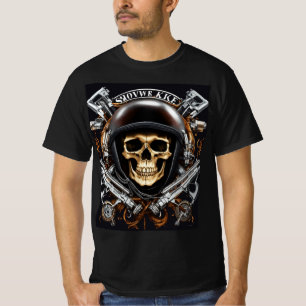 Camiseta Coleção de Ossos do Crânio do Receptor Silencioso