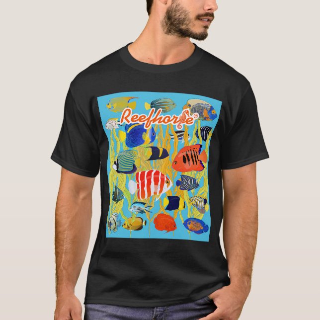 Camiseta Coleção de Peixes-Anjo (Frente)