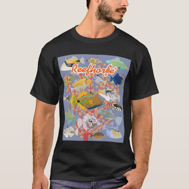 Camiseta Coleção de peixes-balão (Frente)