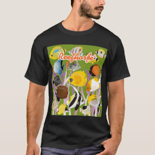 Camiseta Coleção de peixes-borboleta