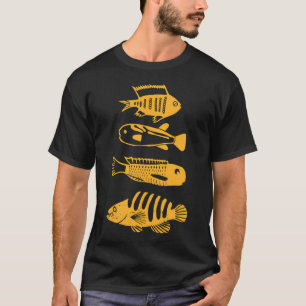 Camiseta Coleção de Peixes Coloridos – Ilustrações de Vário