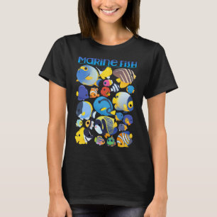 Camiseta Coleção de Peixes Marinhos 1