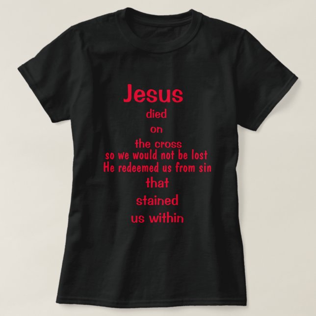 Camiseta Coleção de Presentes de Fé (Frente do Design)