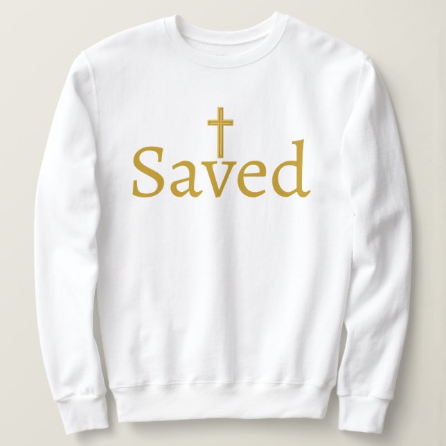 Camiseta Coleção de Presentes de Fé - Salvos (Frente do Design)