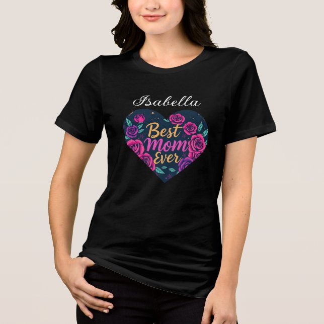 Camiseta Coleção de Presentes de Luxo Popular Floral (Frente)