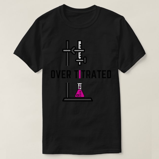 Camiseta Coleção de Química com Título Superior (Frente do Design)