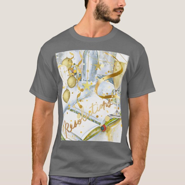Camiseta Coleção de Resolução de Ano Novo (Frente)