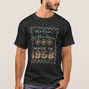 Camiseta Coleção de Retro Original Peças Skyline City Bi