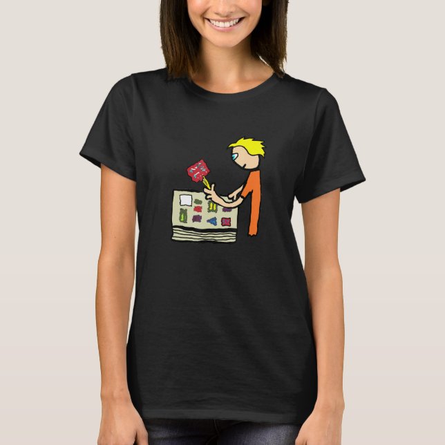 Camiseta Coleção de Selos (Frente)