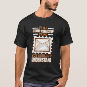Camiseta Coleção de Selos Para Filatelista Colecionador de
