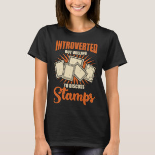 Camiseta Coleção de Selos Postais para um Colecionador de S