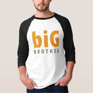 Camiseta COLEÇÃO DE SIBLINGS - irmão mais velho {laranja}