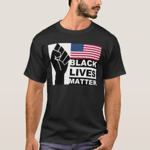 Camiseta Coleção de Sinalizador Black Lives Matter USA