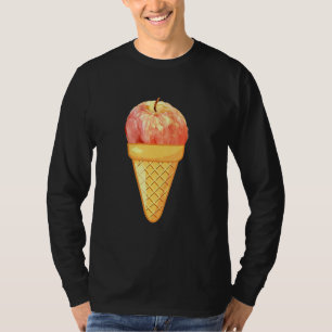 Camiseta Coleção De Sorvetes E Frutas De Sorvetes 1 Da Appl