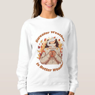 Camiseta Coleção de Vibes de Queda de Cozy -