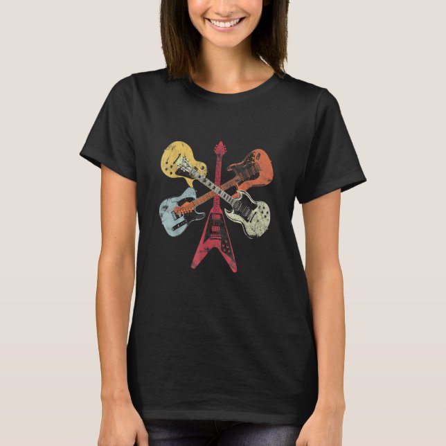 Camiseta Coleção de Violão com Distância Retro - Ventilador (Frente)