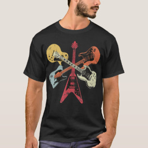 Camiseta Coleção de Violão com Distância Retro - Ventilador