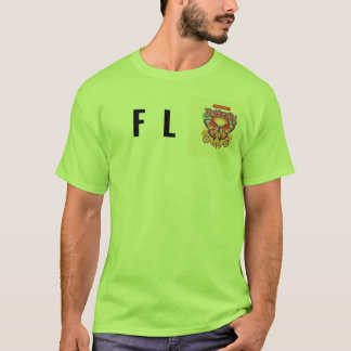 Camiseta "Coleção Elegante de Impressão de Borboleta T-Shir