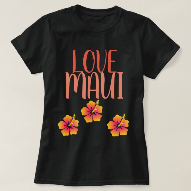 Camiseta Coleção Hawaii Aloha - Senhoras (Frente do Design)