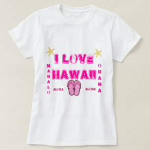 Camiseta Coleção Hawaii Aloha Senhoras