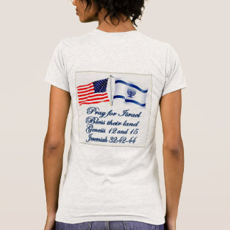 Camiseta Coleção israelita da bandeira americana