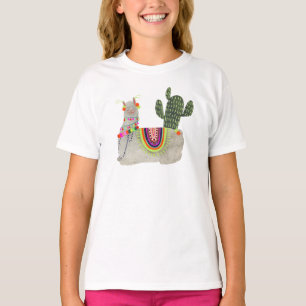 Camiseta Coleção Llamarama  Lamas sorridentes