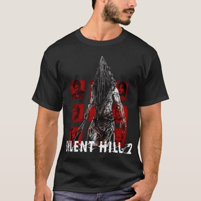 Camiseta Coleção Silent Hill 2 menino retrôriblend (Frente)