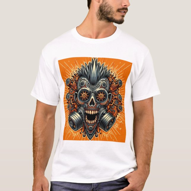 Camiseta Coleção Tribal Skull (Frente)