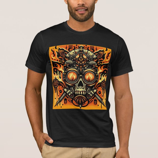 Camiseta Coleção Tribal Skull (Frente)