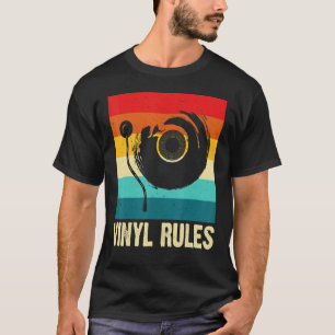 Camiseta Colecionador de Discos de Vinil Regras de Vinil Mú
