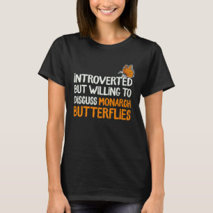 Camiseta Colecionador de Insetos Introvertido de Borboleta
