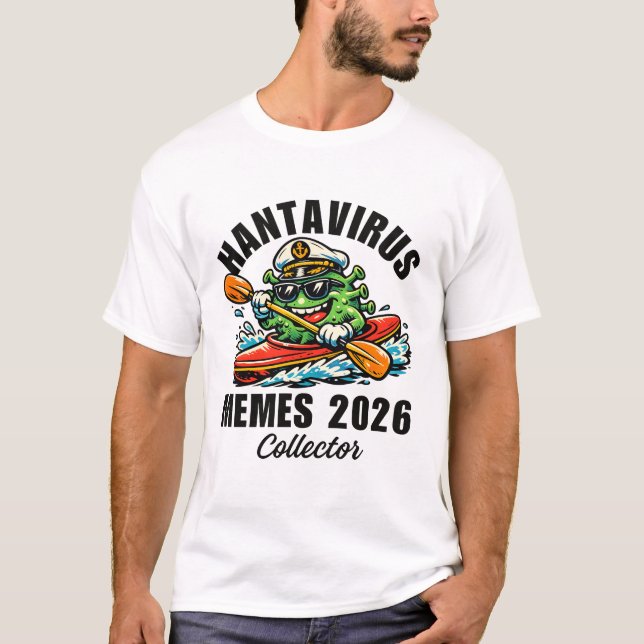 Camiseta Colecionador de memes de Hantavírus (Frente)
