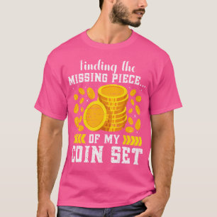 Camiseta Colecionador de Moedas Coleção de Moedas Numismata