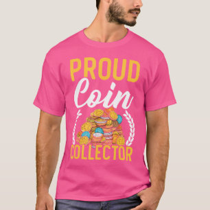Camiseta Colecionador de Moedas Numismata Moeda Coleção de