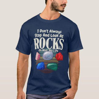 Camiseta Colecionador de Rochas Cientista da Terra Geologia