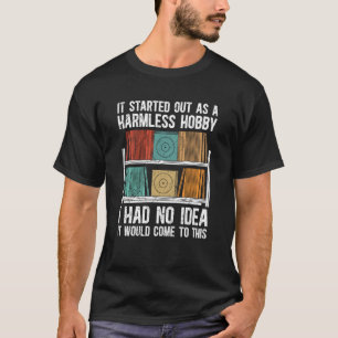 Camiseta Colecionador de Vinil Engraçado Coleta de Vinil Co